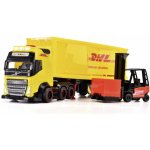 Dickie DHL nákladní auto Volvo FH 16 s vysokozdvižným vozíkem 35 cm – Zboží Mobilmania