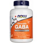 Now Foods Now Gaba 500 mg + Taurin Inositol a L-Theanin 90 žvýkacích kapslí – Zbozi.Blesk.cz