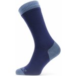 SealSkinz Nepromokavé ponožky WP Warm Weather Mid Lenght modrá/světle modrá – Zboží Mobilmania
