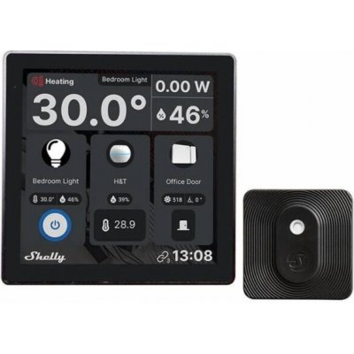 Shelly Wall Display + Shelly BLU H&T schwarz – Hledejceny.cz