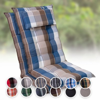 Blumfeldt Sylt, čalouněná podložka, podložka na židli, podložka na výše polohovací křeslo, polštář, polyester, 50 × 120 × 9 cm (CPT10_10271274-2_)