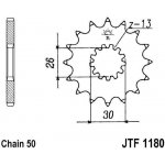 JT Sprockets JTF1180-19RB – Zbozi.Blesk.cz