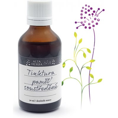 Alta Herba Paměť, soustředění tinktura 50 ml – Hledejceny.cz