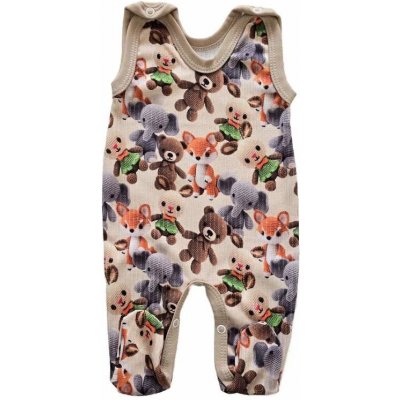 Kojenecké dupačky žebrovaná Pletánci kapučíno – Zboží Dáma