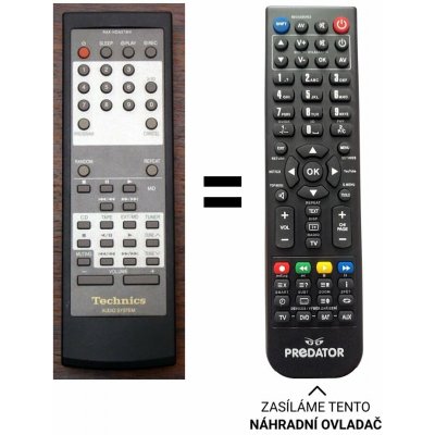 Dálkový ovladač Predátor Panasonic RAK-HDA07WH – Zboží Živě