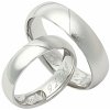 Prsteny Aumanti Snubní prsteny 201 Platina bílá