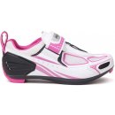 Muddyfox TRI100 Ladies Cycling Shoes – White/Blk/Pink