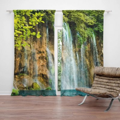 Sablio Závěs Vodopád 2: 2ks 140x250cm – Hledejceny.cz