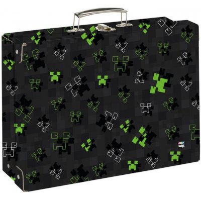 Oxybag Kufřík lamino hranatý A4 OXY NEXT Green Cube – Zboží Dáma