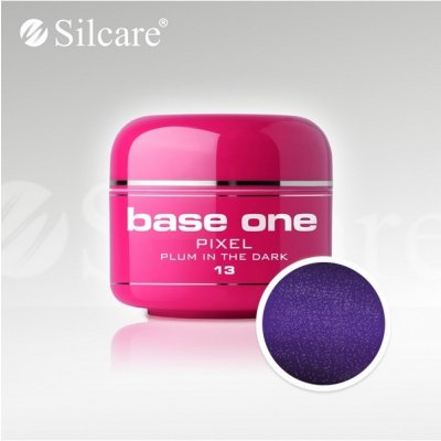 Silcare Base One Pixel UV gel 13 Plum In The Dark 5 g