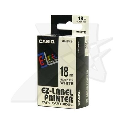 Casio páska do tiskárny štítků Casio XR-18WE1 originální