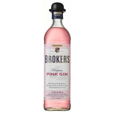 Gin Brokers Pink 0,7 l (holá láhev)