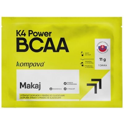 Kompava K4 Power BCAA 4:1:1 instantní, 11 g – Zboží Mobilmania