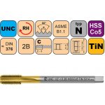 NÁSTROJE CZ Závitník strojní UNC 1/2"-13 2B HSSCo5 TiN DIN 376 C - CZZ3014-UNC-1/2"-13-2B – Hledejceny.cz