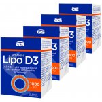 GS Vitamin Lipo D3 1000 IU 4 × 60 kapslí – Hledejceny.cz