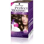 Schwarzkopf Perfect Mousse Permanent Color barva na vlasy 500 středně hnědý – Zboží Mobilmania