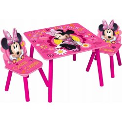 Divio stůl s židlemi Minnie Mouse 02 dětský stoleček s židličkou - Nejlepší  Ceny.cz