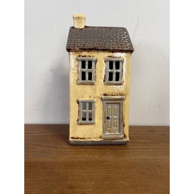 Keramický domeček na čajovou svíčku 9,5x19cm 3 – Zboží Mobilmania