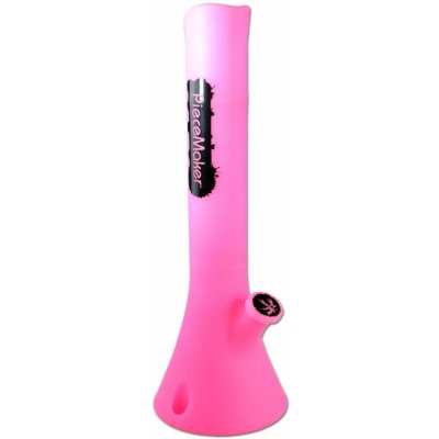 PieceMaker Silikonový Bong Kirby Miss Pinky svítící ve tmě 37,5 cm růžový