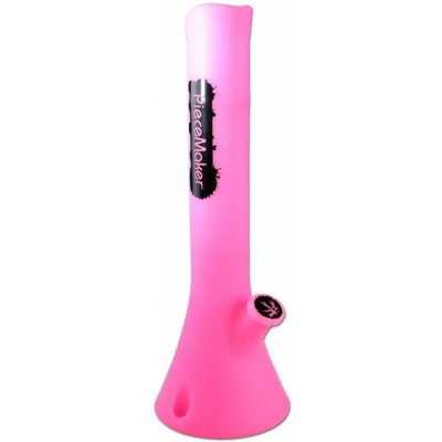 PieceMaker Silikonový Bong Kirby Miss Pinky svítící ve tmě 37,5 cm růžový – Zboží Dáma