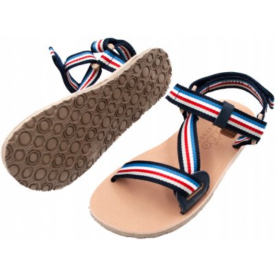 Froddo Barefoot flexy straps Blue/Red – Zboží Mobilmania