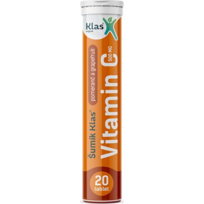 Šumík Klas Vitamín C 500 mg 20 šumivých tablet – Zboží Mobilmania