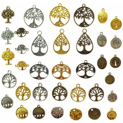 Přívěsky stromy života – sada 36 ks – Zbozi.Blesk.cz