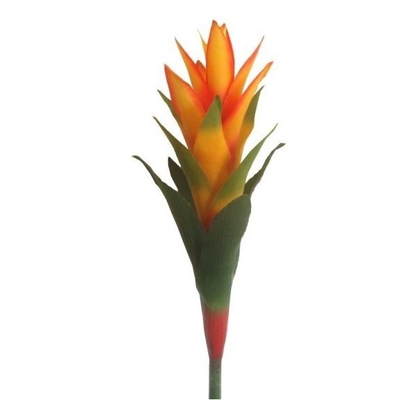 Květina Umělá květina bromelia scarlet žlutá