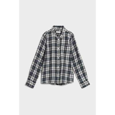 Gant Košile Reg. Check Flanell Shirt modrá – Zboží Dáma