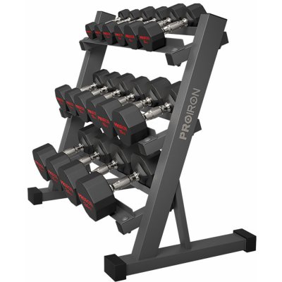 PROIRON Sada pogumovaných činek 3 - 24 kg 8 párů + stojan – Zboží Dáma PROIRON Sada pogumovaných činek 3 - 24 kg 8 párů + stojan – Zboží Dáma