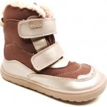 Dívčí zimní barefoot boty PRO-tex nut pink – Sleviste.cz