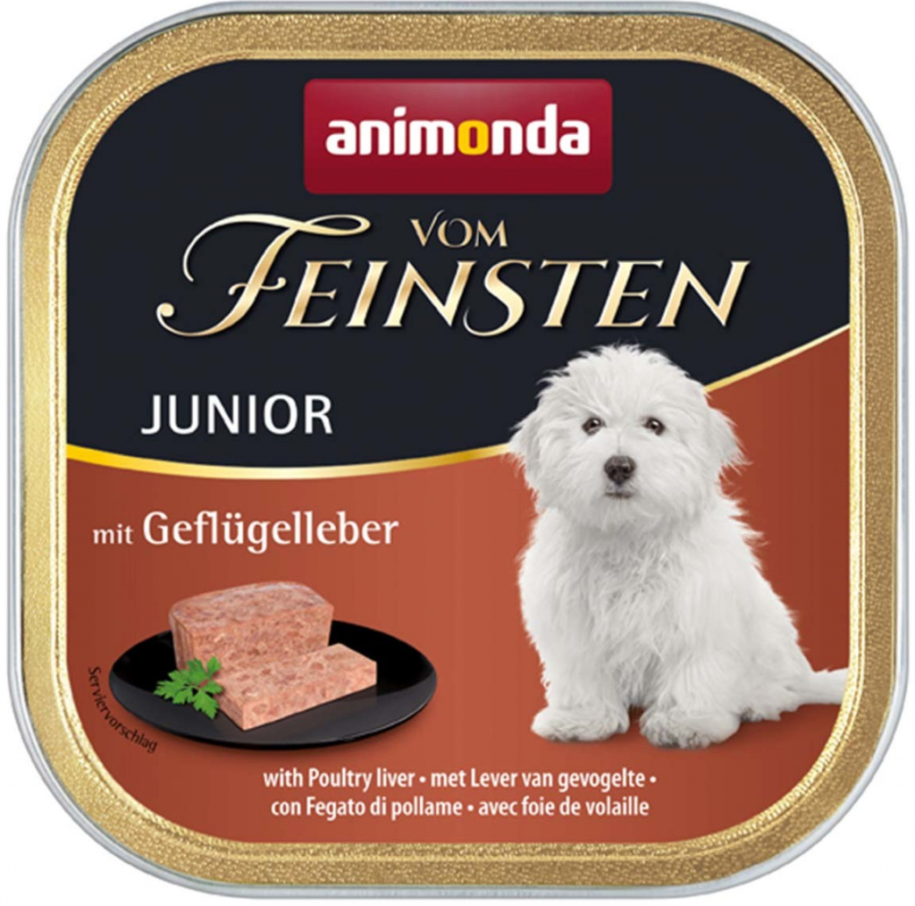 Animonda Vom Feinsten Junior Dog drůbeží játra 22 x 150 g