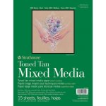 Skicák lepený tonovaný Mix media béžový 15x20cm – Zboží Mobilmania