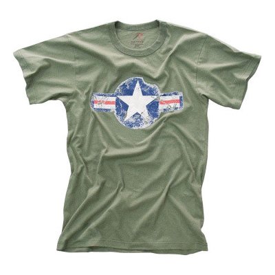Triko Vintage Army Air Corp zelené – Hledejceny.cz