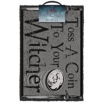 CurePink Netflix The Witcher Zaklínač Toss A Coin šedá 60 x 40 cm – Zboží Dáma