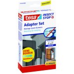 Tesa Insect Stop Sada pro zavěšení rámu COMFORT bez vrtání antracitová RAL 7016, pro dveře max. 1,2 × 2,4m – Sleviste.cz