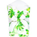 Enie Baby Péřová zavinovačka SATINE tropical leaves – Zboží Mobilmania