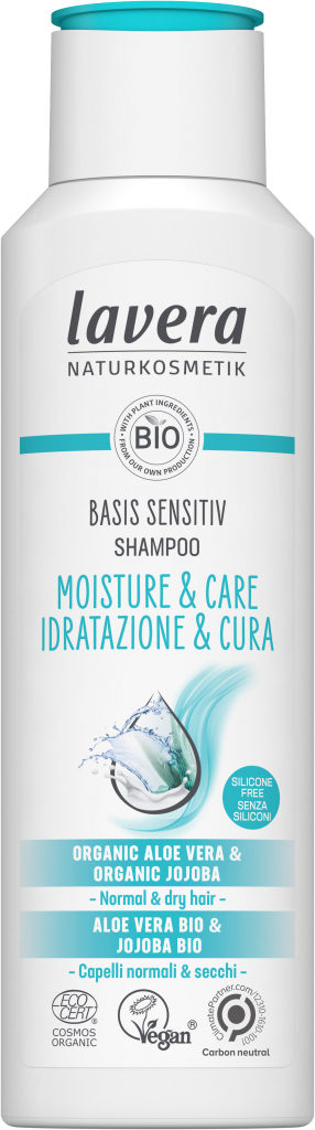 Lavera Šampon pro hydrataci vlasů Basis Sensitiv Moisture & Care Shampoo 250 ml