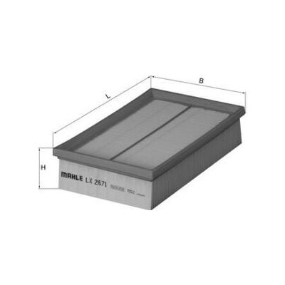 Vzduchový filtr MAHLE LX 2671 – Hledejceny.cz