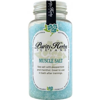 Purity Herbs Iceland sůl do koupele pro uvolnění svalů 180 g