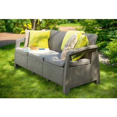 Keter Corfu Love Seat Max cappuccino – Hledejceny.cz