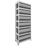 Biedrax 35 x 90 x 270 cm 7 polic stříbrný pozink – Zbozi.Blesk.cz