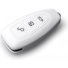 Klíčenka Klíčenka Ochranné silikonové pouzdro na klíč pro Ford bez vystřelovacího klíče bílá