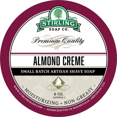 Stirling Shave soap Almond creme mýdlo na holení 170 ml
