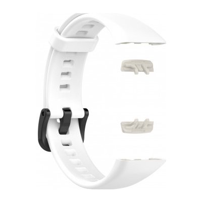 BStrap Silicone řemínek na Honor Band 6 / Huawei Band 6, white SHO003C02 – Zbozi.Blesk.cz