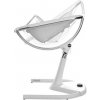 Jídelní židlička Mima Moon 2G chrom, Rám + Opěrka Nohou Bílý