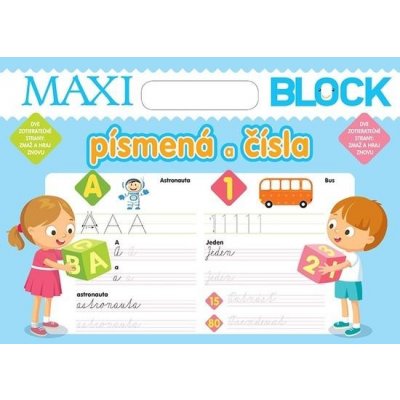 Foni Maxi Blok písmená a čísla book