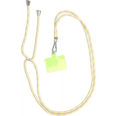 Apolis Přívěsek na telefon SWING / nastavitelná délka max. 82,5 cm / na rameno nebo krk - šedo-žlutý 542189 – Zboží Živě