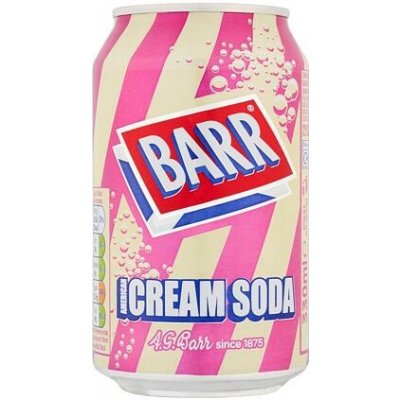 Barr sycený nápoj s příchutí smetany a vanilky 330 ml