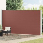 vidaXL Zatahovací boční markýza hnědá 220 x 600 cm – Hledejceny.cz